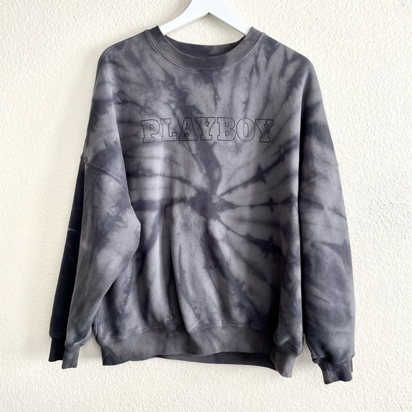 Playboy By Pacsun Grey Black Tie Dye 